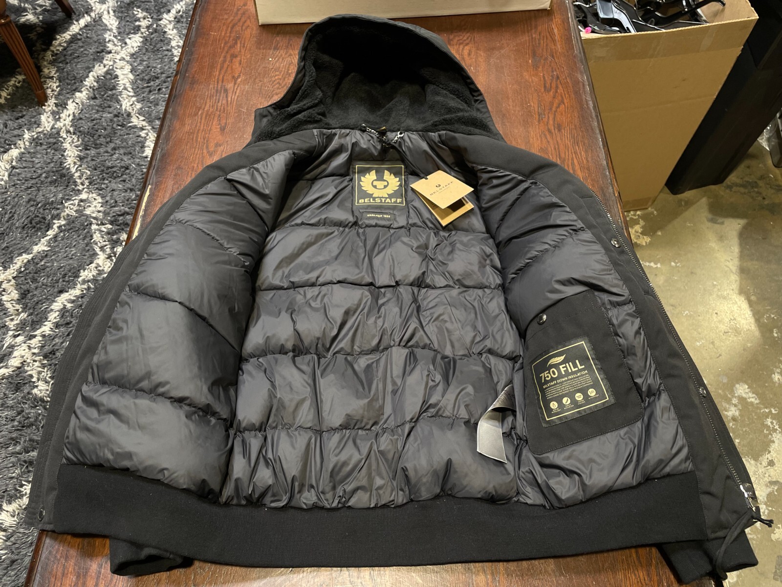 Belstaff Peak W/O Fur Men's Jacket - Black