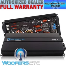 INCRIMINATOR AUDIO iX12.4 4-CHANNEL 500W X 4 RMS COMPONENT SPEAKERS AMPLIFIER