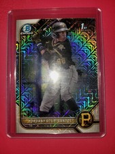 2022 Bowman Chrome Yordany de los Santos Mojo Refractor #BCP-166  1st Pirates