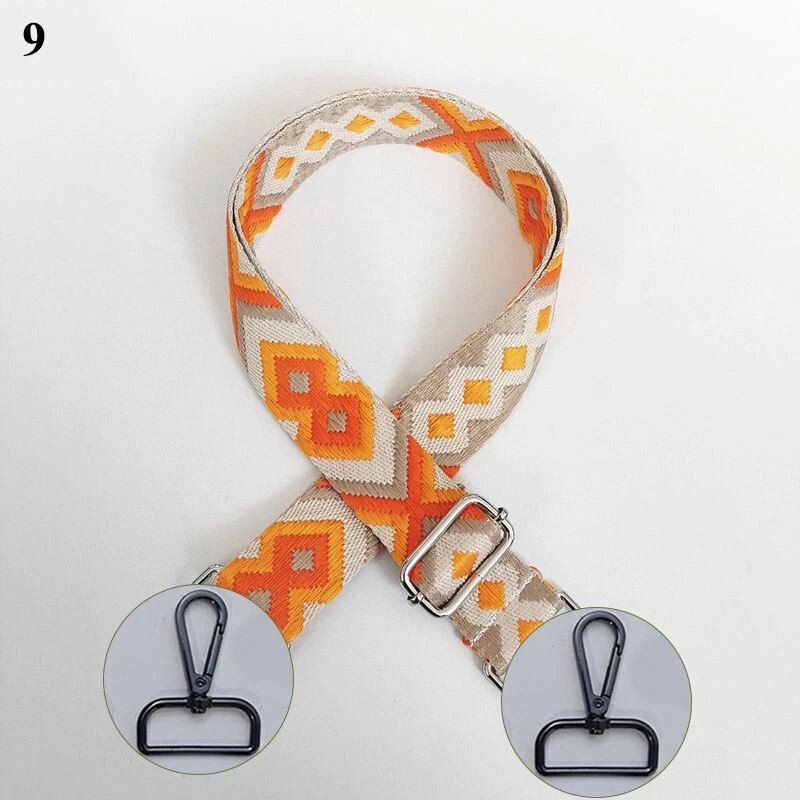 Colorful Wide Ethnic Style Bag Belt Casual Accessory  