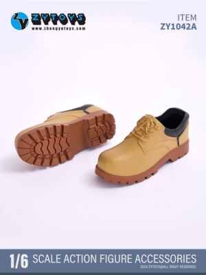 ZYTOYS ZY1042B 1/6 Black Casual Shoes For 12