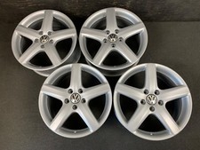 4 Vw Volkswagen Jetta Gli Satin Black Powder Wheels Rims Caps 17 Hol.69912