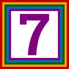 30 Custom Number Seven Personalized Address Labels