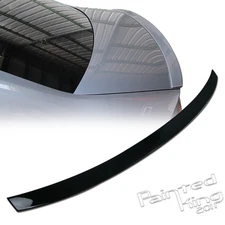 10 11 Fit For AUDI A4 B8 R Style Sedan Rear trunk Spoiler ABS Painted LX7Z