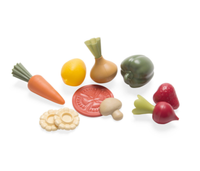 Dantoy Spielzeug Obst & GemüSe Set 10-Tlg Lebensmittel-Rollenspielset 2+ Jahren