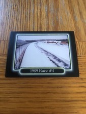 1990 Maxx race cards 1989 race #4 Pontiac 400 #170 NASCAR Rusty Wallace Win