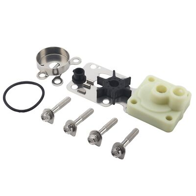 #ad Water Pump Impeller Kit For Yamaha 4Stroke F15 F20 15 20HP Outboard 6AH W0078 00 $21.99
