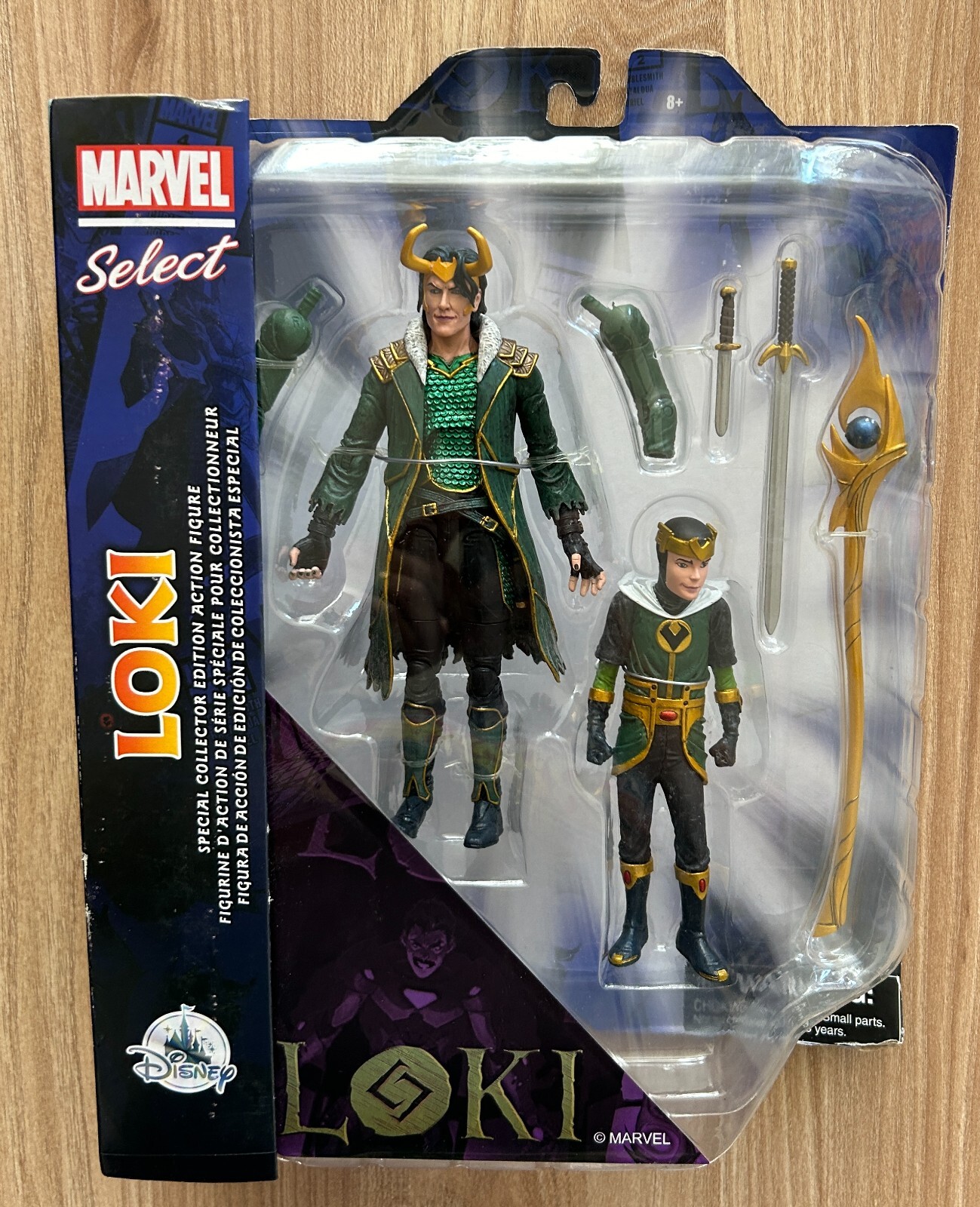 Figurines Loki Marvel Select pack de 2 statuettes de collection Diamond Select de 18 cm