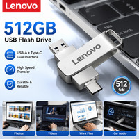 Lenovo 512GB USB 3.2 Type-C OTG Flash Drive High Speed Metal USB Memory Stick