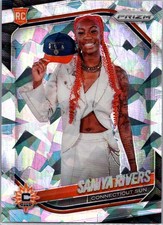 Saniya Rivers 2025 Panini Prizm WNBA Ice #150 Connecticut Sun