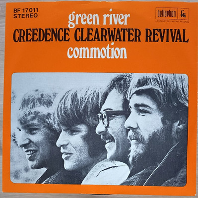 7''  CREEDENCE CLEARWATER REVIVAL -  GREEN RIVER  ** D 1971  * *     EX / EX