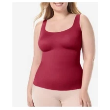 Brand New Ruby Ribbon Women's Size 32 Rustic Red Sleek Shaping Tank 