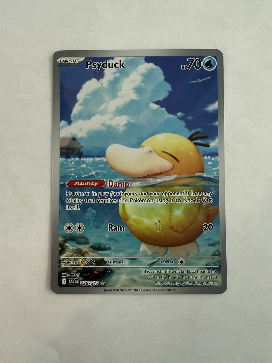Pokémon TCG Psyduck Illustration Rare 226/217 – Ascended Heroes