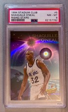 1994 STADIUM CLUB RISING STARS #5 SHAQUILLE O'NEAL PSA 8