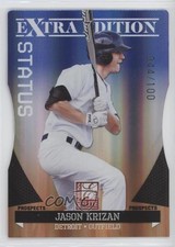 2011 Donruss Elite Extra Edition Prospects Blue Status Die-Cut Jason Krizan 1x9