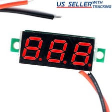 5pcs Dc 4.5-30v 2-wire Voltmeter 3-digit Led Display Volt Meter Voltage Tester 5pcs Dc 4.5-30v 2-wire Voltmeter 3-digit Led Display Volt Meter Voltage Tester