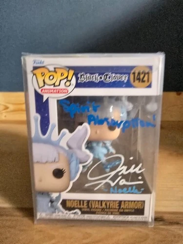 Funko POP! Animation: Black Clover- Noelle (Valkyrie Armor) w/autograph