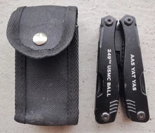 SPARTA 249TH USMC BALL AAS YAT YAS MULTI TOOL KNIFE BLACK, EXCELLENT