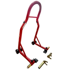 Motorcycle Stand 850LBS, Heavy Duty Rear Paddock Lift Adjustable Swingarm Spool