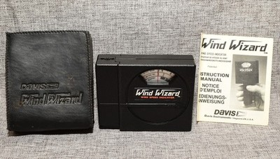 Vintage 1995 Wind Wizard Davis Instruments USA Speed Indicator #JN