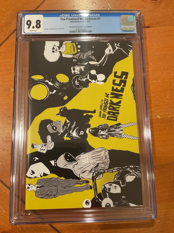 9.8 CGC YOU PROMISED ME DARKNESS #1 CONNELLY VARIANT