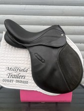 17.5 inch Thorowgood General Purpose Black Saddle Ref 315