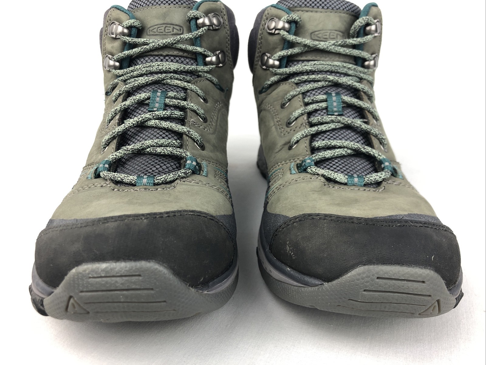 Scarpe stivali da trekking KEEN Terradora donna taglia 9 metà pelle asciutta impermeabile grigio