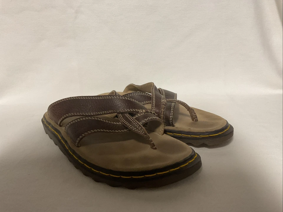 Sandalias Chanclas Dr. Martens Cuero Tanga en Marrón Mujer 10 O Hombre’s 9 42 Foto 2 de 4