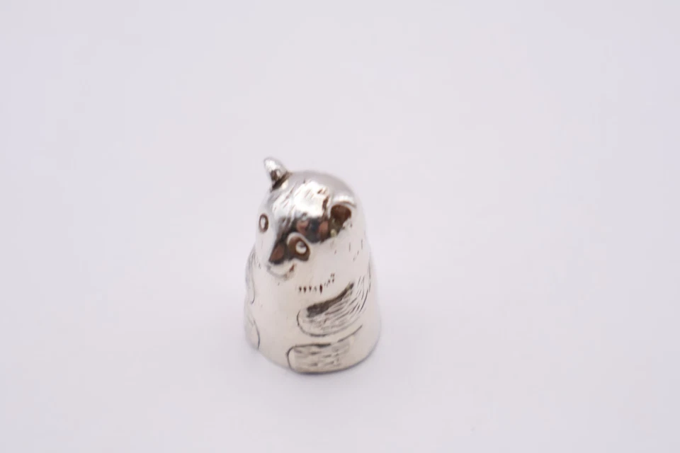 Vintage Sterling Silver Novelty Teddy Bear Thimble Hallmarked London 1986 - Image 4 of 4