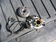 1990 & 1991 HONDA CR125 AFTERMARKET STATOR GENERATOR & OEM FLYWHEEL ROTOR WORKS