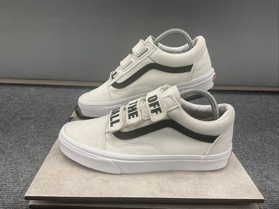 VANS Prison Issue Hook & Loop Old Skool Off The Wall Mens 7.5 Womens 9