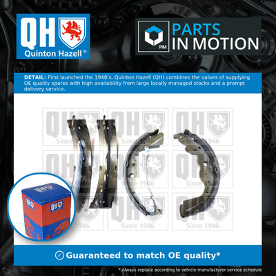 Brake Shoes Set fits MERCEDES CITAN W415 1.5D 12 to 21 QH 4154200220 7701210109