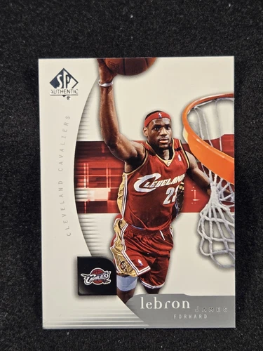 2005-06 Upper Deck SP Authentic LEBRON JAMES #14 Cavaliers. 