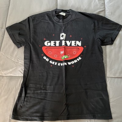 Vegas Matt El Cortez's Hotel And Casino Graphic T shirt Black Get Even MEDIUM