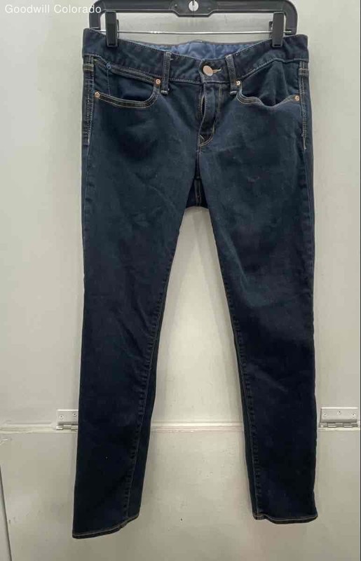 Gap 1969 Womens Blue Cotton Blend Denim 5-Pocket Design Skinny Jeans Size 28/6