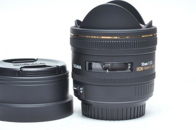 Sigma AF 10mm f2.8 EX DC Fisheye HSM Lens Canon EF