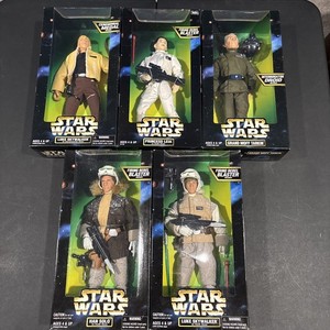 NIB STAR WARS ACTION COLLECTION 12" Lot of 5 Han Solo Luke X2 GRAND MOFF Leia!!!