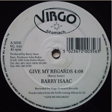Barry Issac - Give My Regards / Friends - Used Vinyl Record 12 - F7294z