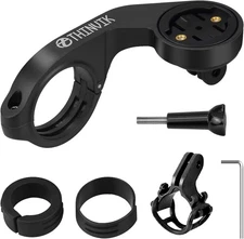 Bike Computer Mount Bicycle Out Front Mount Compatible with for 25.4/31.8mm