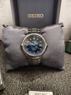 Seiko Great Blue Kinetic Autorelay SMA161P1