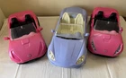 Vintage Barbie Car Lot of 3 Pink Purple