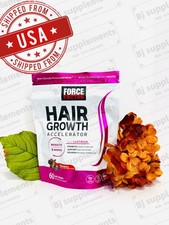 Hair Growth Vitamins for Women and Men Hair Growth Accelerator Soft Chews 60