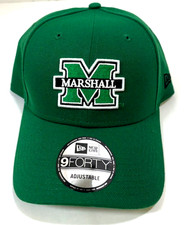 Marshall Thundering Herd NCAA NE The League Adjustable  Hat~ Green/White