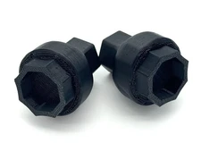 (2pcs) Drive Tool For EZ Dock Coupler - 3/8” Socket Adapter