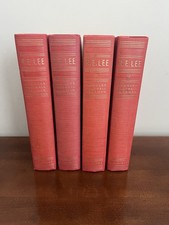 BIOGRAPHY OF ROBERT E. LEE 1935 VOLUMES 1-4 *EXCELLENT CONDITION*