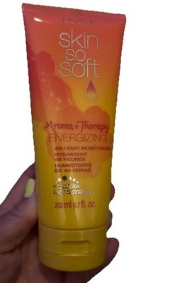 Avon Skin So Soft SSS Aroma + Therapy Energizing 48 Hour Moisturizer 6.7 oz NEW