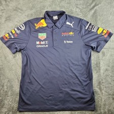 Puma Shirt Men's L Red Bull Racing Polo Mobil 1 Sport Jersey
