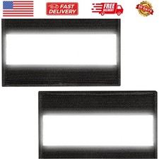 2pcs Reflective Safety Patches， Hook and Loop Reflective Patches for Night Sp...