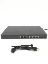 Juniper EX2200 24-Port PoE Ethernet Switch w/ Power Cord – Tested Working QTY AV