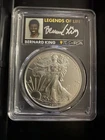 2021 (P) $1 Silver Eagle Emergency T1 PCGS MS70 FS Legends of Life Bernard King
